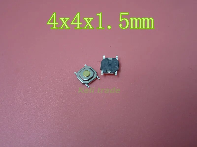 50pcs Tact Switch Button SMD Micro Switch 4x4x1.5MM 4*4*1.5MM. 