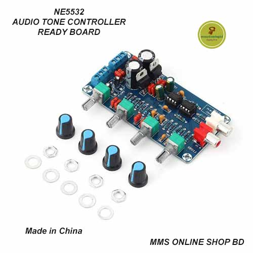 NE5532 HiFi 2.0 Tone Controller Pre-Amplifier Ready Board AC12V-0-12V