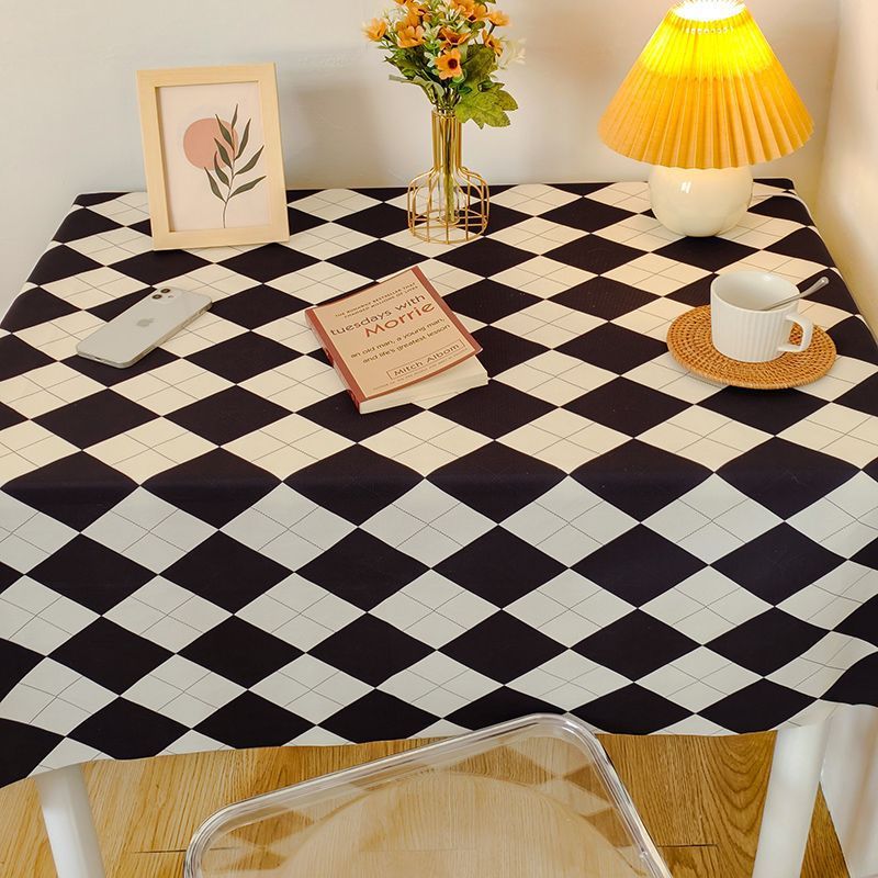 Cream style tablecloth, student dormitory study desk cloth, high-grade photo decoration cloth, French coffee table cloth, ins Japanese. 