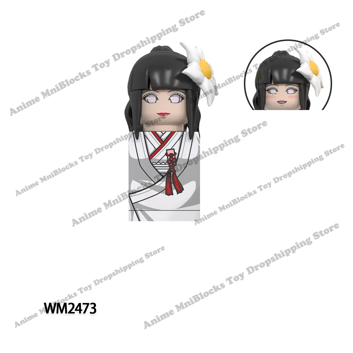 MoupBoi WM Blocks WM6152 Naruto Boruto Ootutuki Momoshiki Sasuke Sarada Hinata Anime Bricks Dolls Mini Action Toy Figures Model Dolls. 