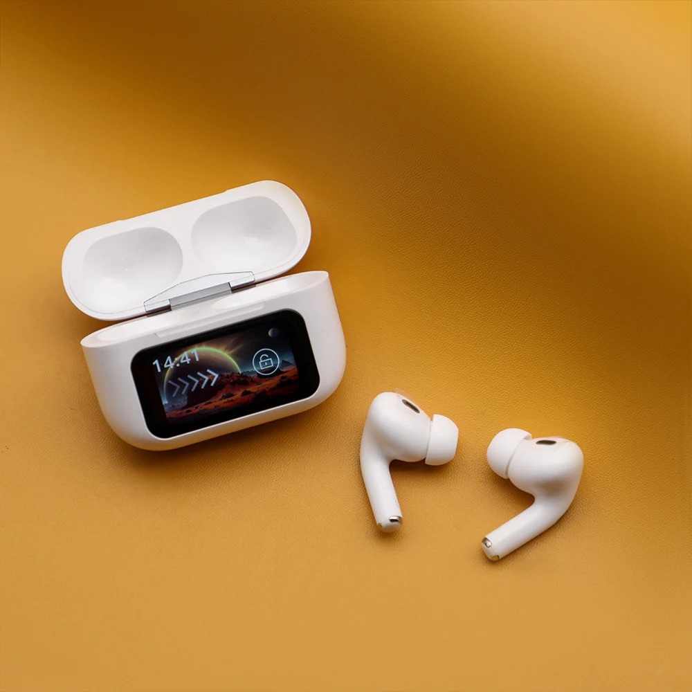 REMAX CozyPods W30N TWS Bluetooth V5.4 Airpods Pro 2nd Generation Noise-Cancelling ANC True Wireless Earbuds with Touchscreen. 