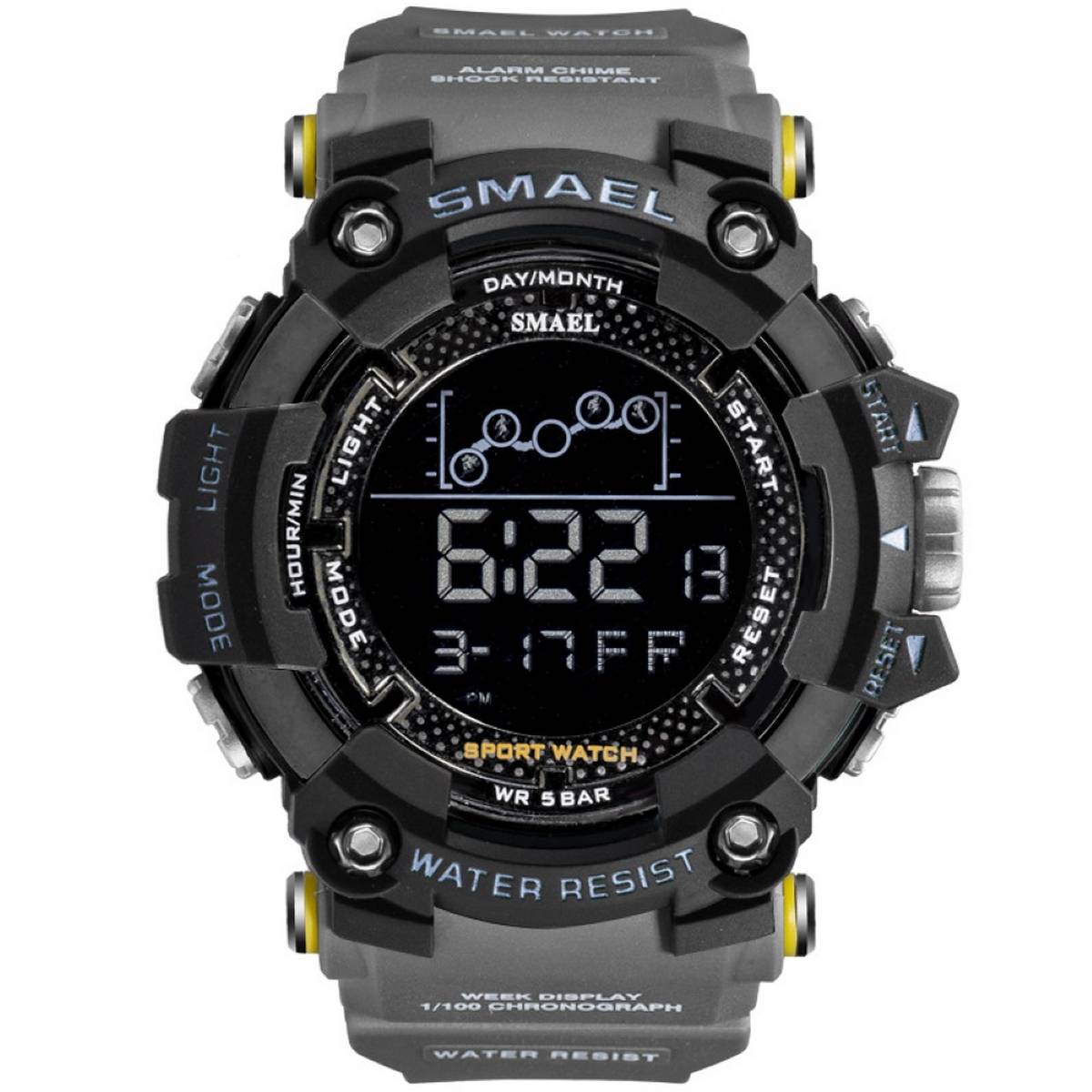 【DM bag factory Store】Men Outdoor Waterproof Luminous Dial Electronic ...