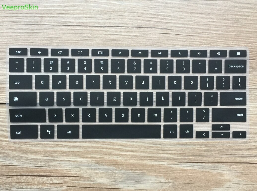【happy one】For Google 12.3" Touch-Screen Chromebook(2017 Released) Keyboard Skin Layout Ultra Thin Clear Keyboard Cover. 