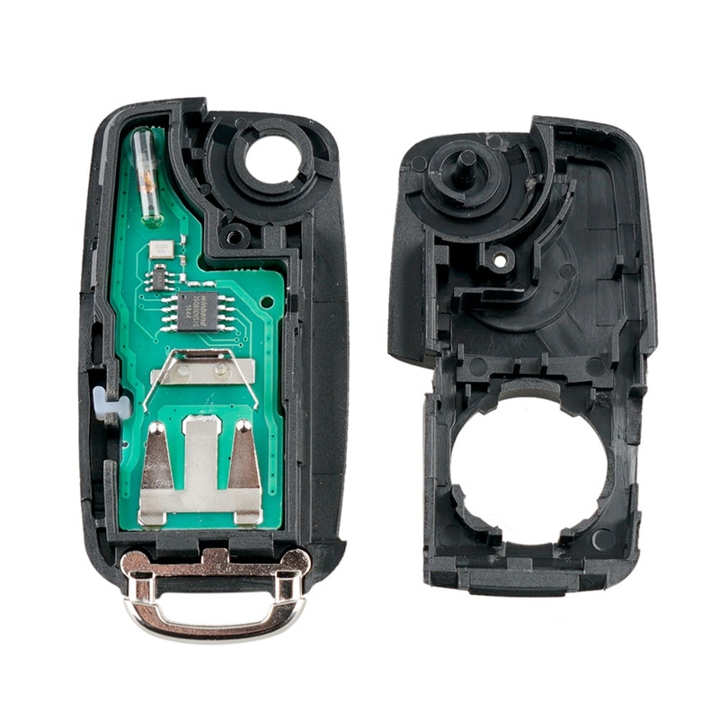 【Alizeker Mall】3 Buttons Remote Key Fit VW/ Caddy Golf Beetle  Up Touran 5K0837202AD 837 202 AD. 