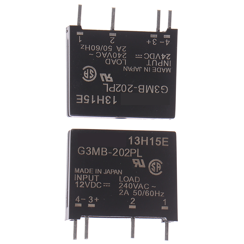 New 1/2PCS 12V/24V G3MB-202P DC-AC PCB SSR Solid State Relay Module. 