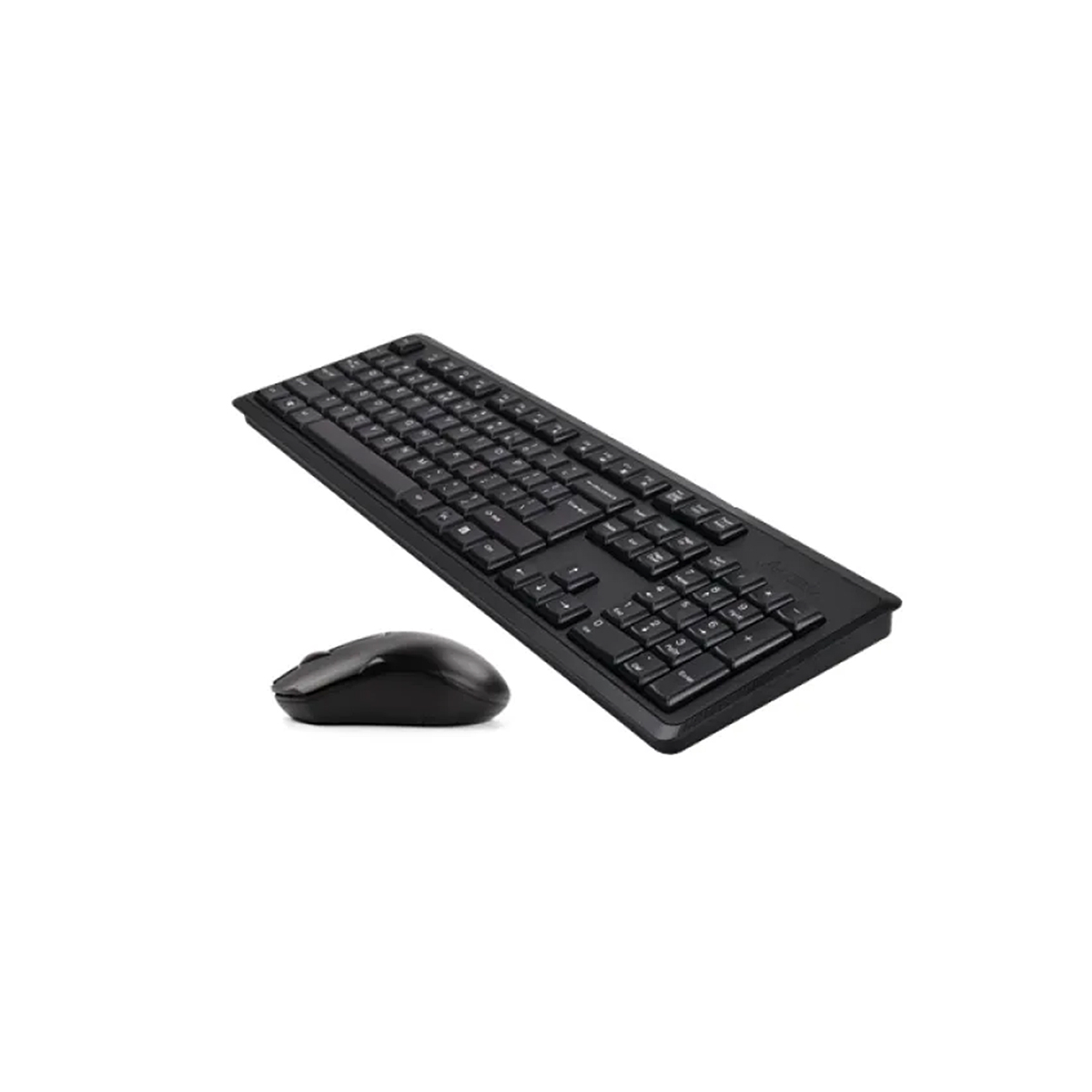 A4TECH 4200N Wireless Keyboard Mouse Combo - 2.4G Wireless - 12 Multimedia Hotkeys - 1000 DPI - For PC/Laptop - Black. 