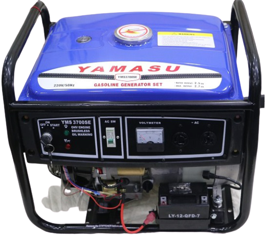 (Petrol/Octane) Generator - Self Key Start System - 2.3 KW - 2.8 KVA - YMS2700SE - Yamasu. 
