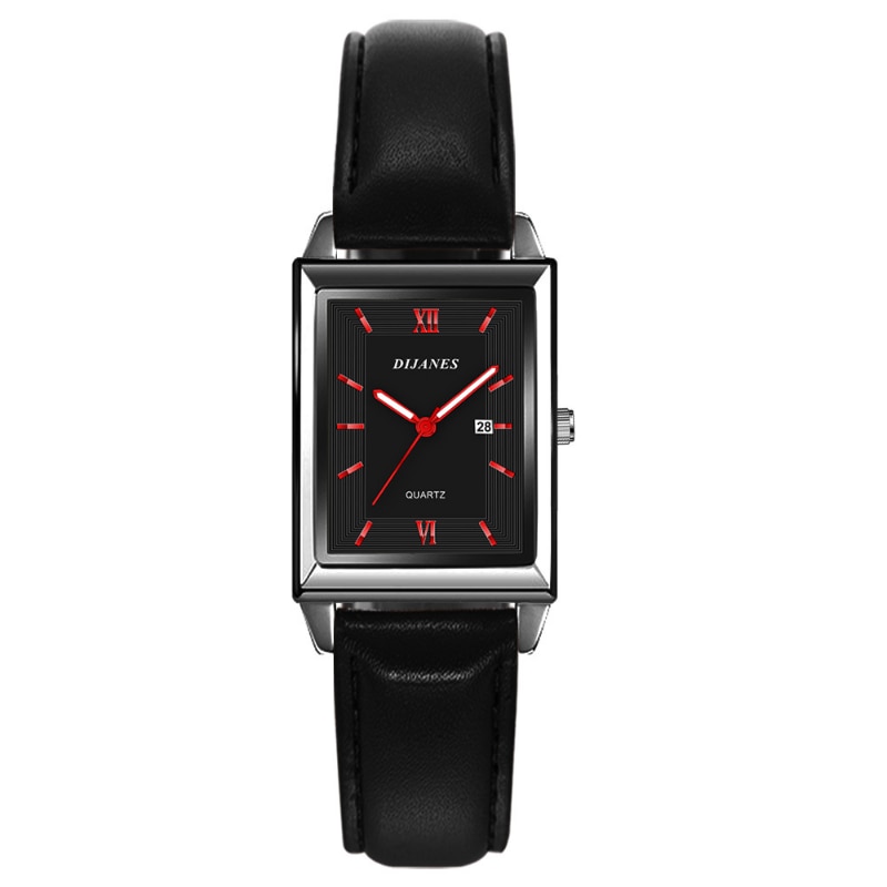 2023 Fashion Men's Watches for Men Rectangle Stainless Steel Mesh Belt Quartz Wrist Watch Man Casual Leather Watch reloj hombre. 
