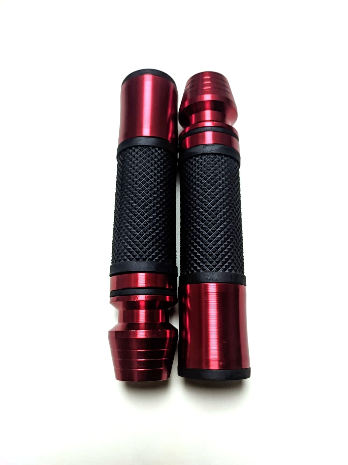 Motorcycle Handle Grip Universal High Quality- Red. 