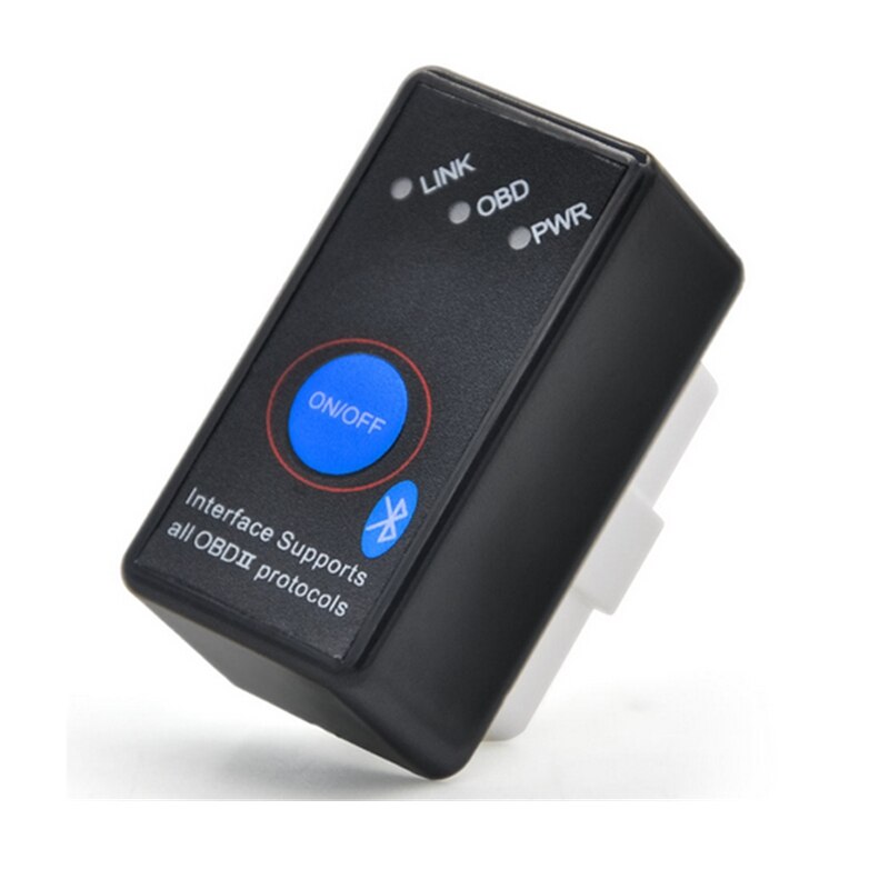 Top Sale Super Mini ELM327 Bluetooth With On/Off Power Switch ELM 327 OBD2 Diagnostic Scanner Support Multi-Brand Cars. 