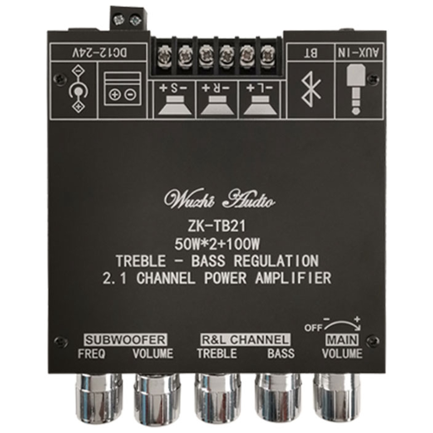 ZK-TB21 TPA3116D2 Bluetooth 5.0 Subwoofer Amplifier Board. 