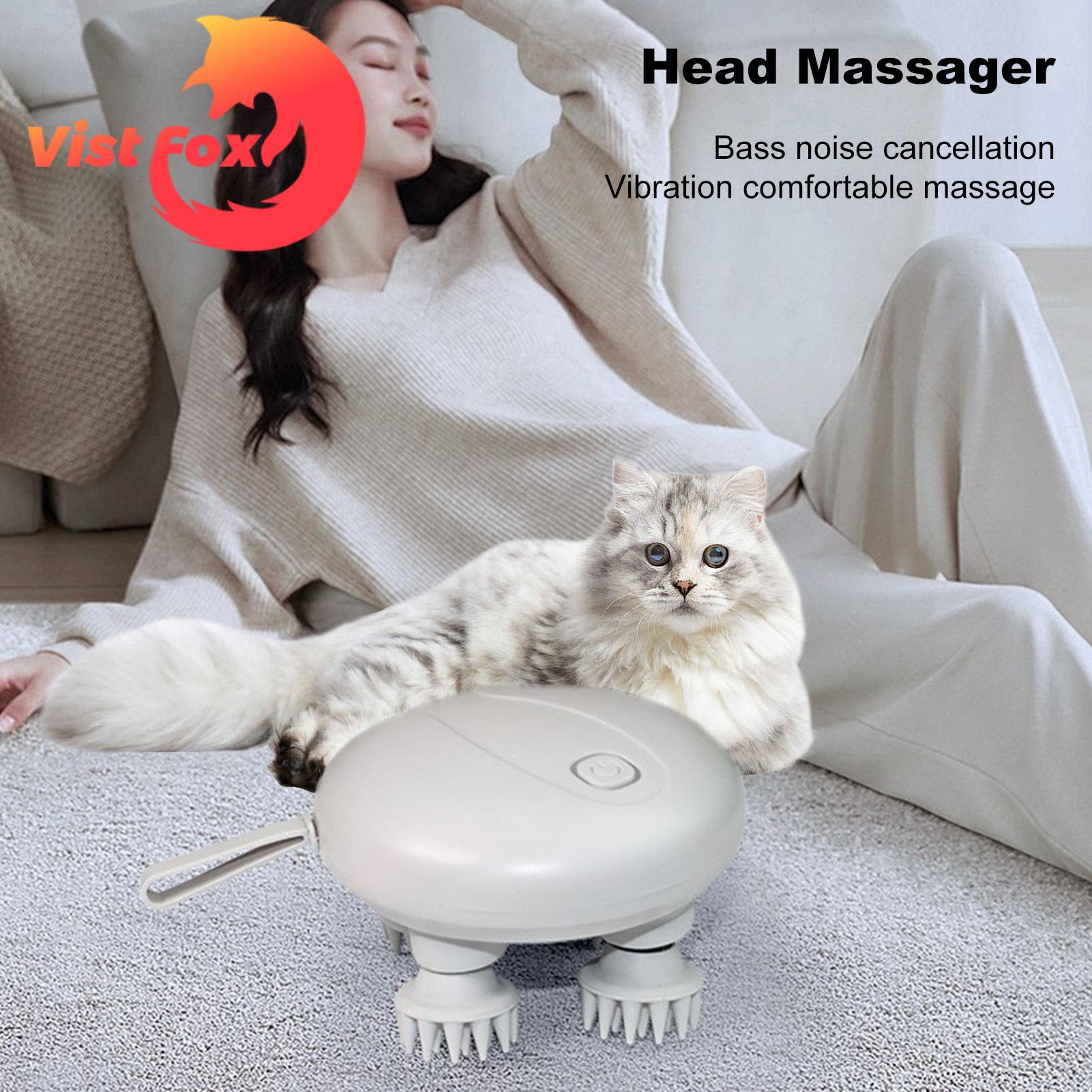 Smart Scalp Massager Portable Electric Scalp Massager Waterproof Speed Adjustable Dry/wet Use Handheld Hair Scalp Massager Machine. 