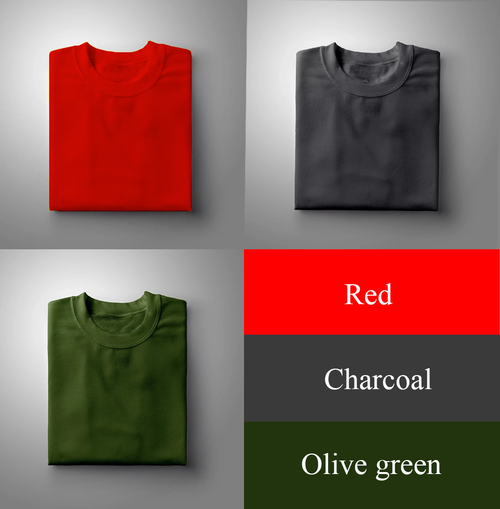 three shirt combo pack
