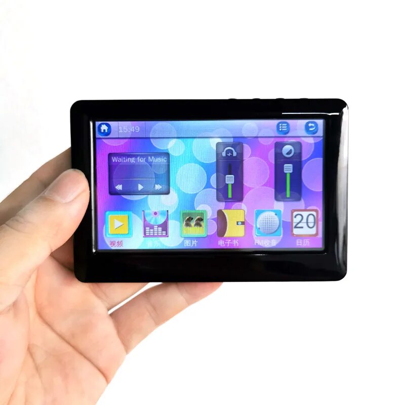 4.3 inch TFT Touch Screen 8GB MP3 MP4 MP5 Player FM Radio Video player Including Earphone with speaker. 