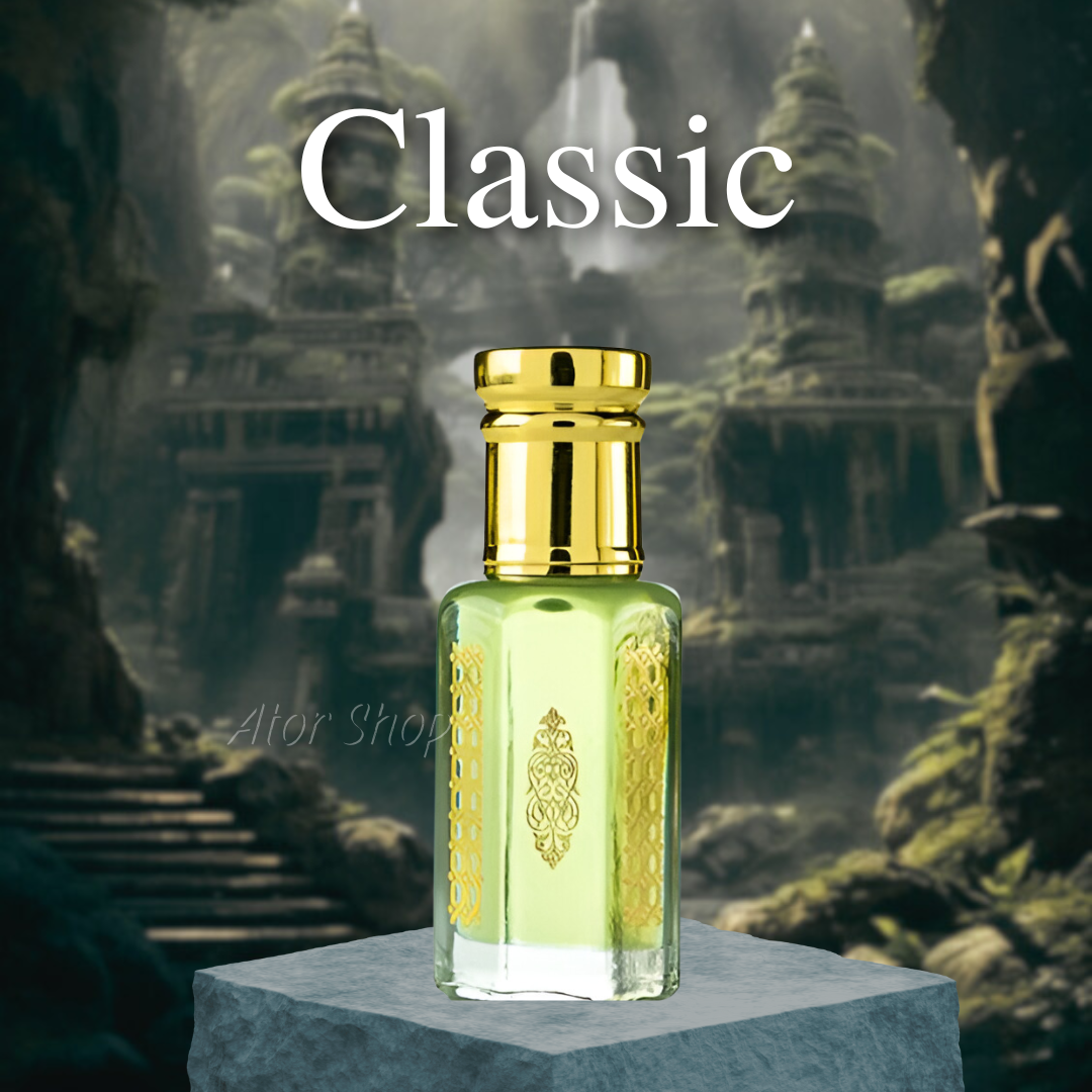 Classic Premium Ator  6ml Attar | Classic has a Romantic and Refreshing floral and musk combined with expertise to create a sweet and wood like aroma | Loved by both men and women.