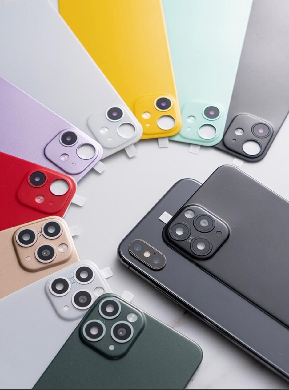 For IPhone X / XS Seconds Change 13 PRO MAX Lens Sticker Back Protector Film Modified Camera Cover Titanium Alloy Case. 