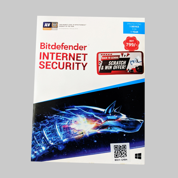 Bitdefender 1 User 1Year Internet Security. 