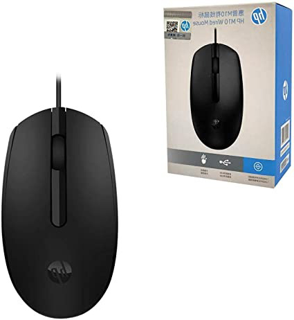 Hp M10 Ergonomic Design Usb Weird Mouse - Mouse. 