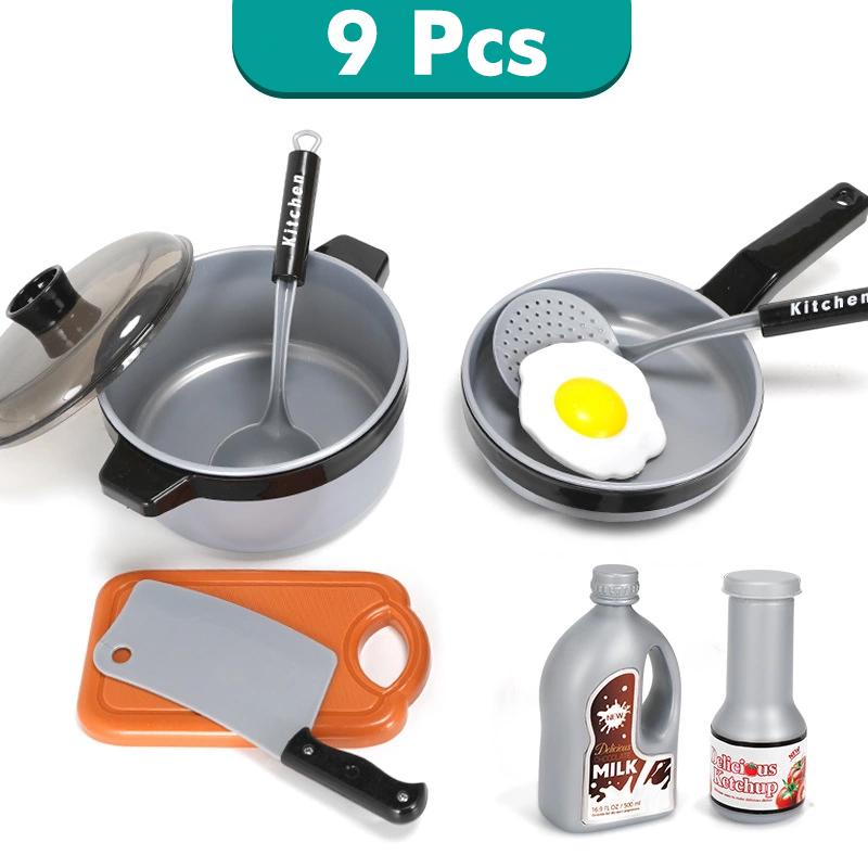 Play House Children Toys Boys Girls Toy Kitchen Mini Model Kitchenware Set 9 Piece Set Buy Online At Best Prices In Bangladesh Daraz Com Bd
