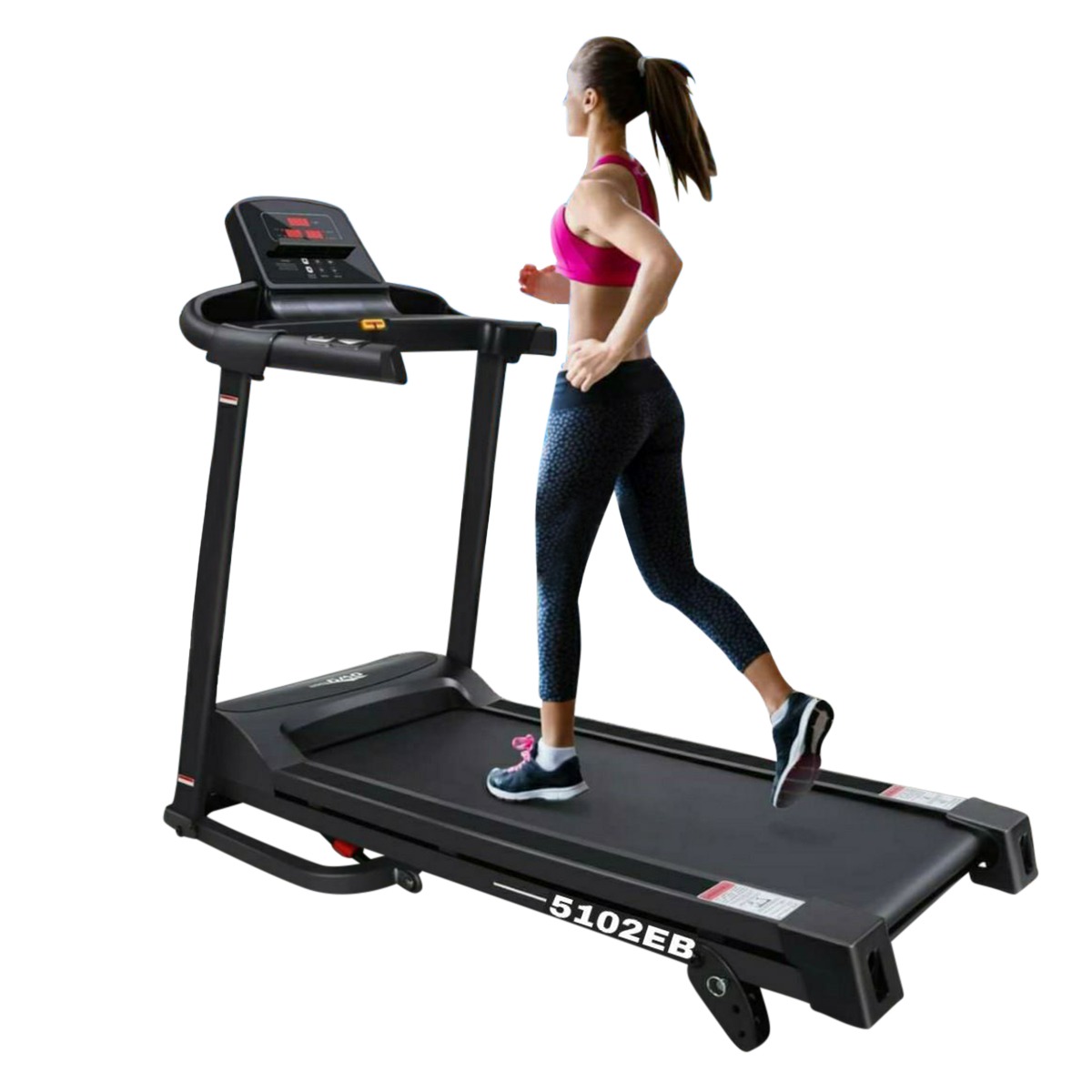 RN-5102 EB Motorized Treadmill-1.5CHP/2.25 HP peak-Black