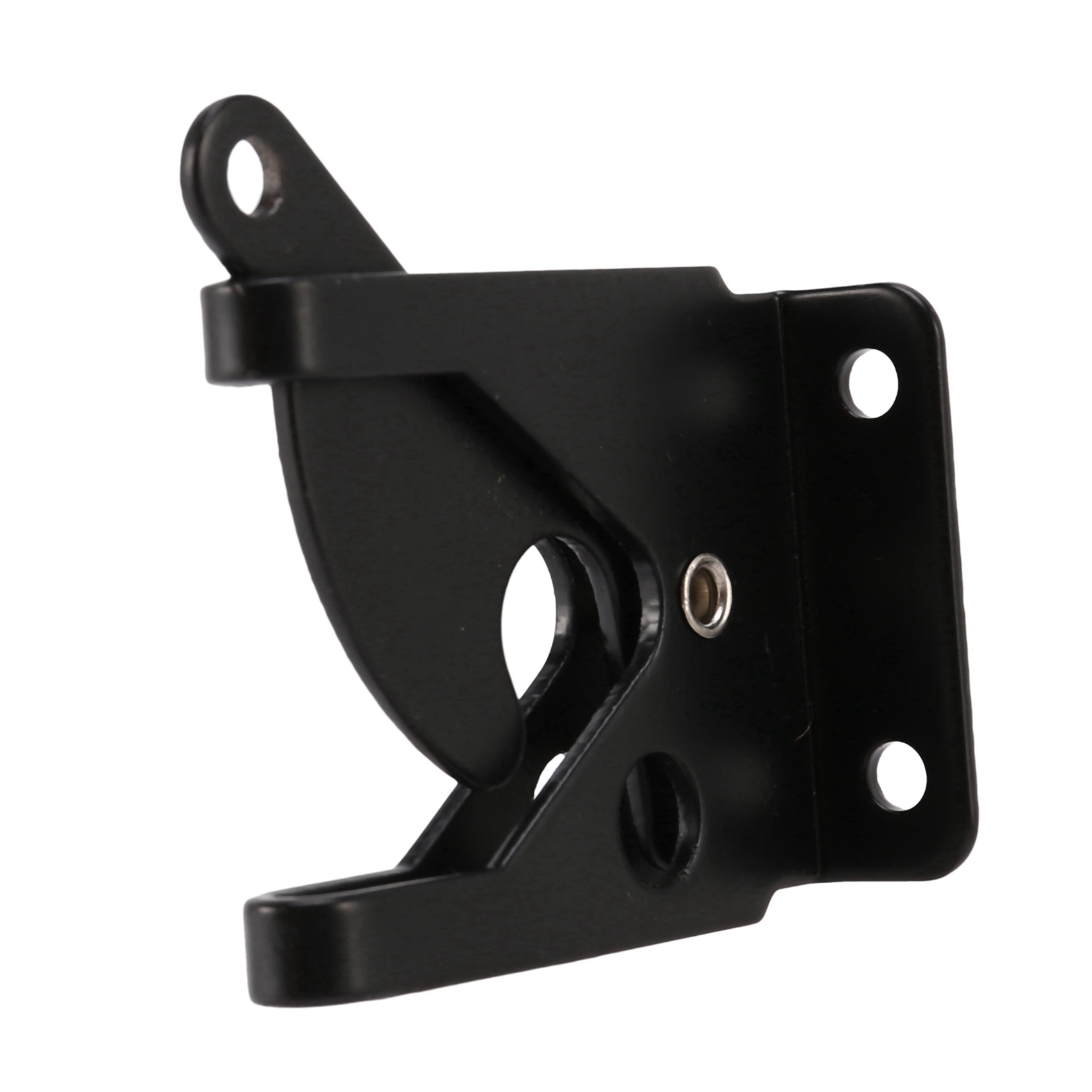 10X Self Locking Gate Latch Automatic Gravity Lever Fence Gate Lock for Wood Fence Gate Door Latches Steel Black. 
