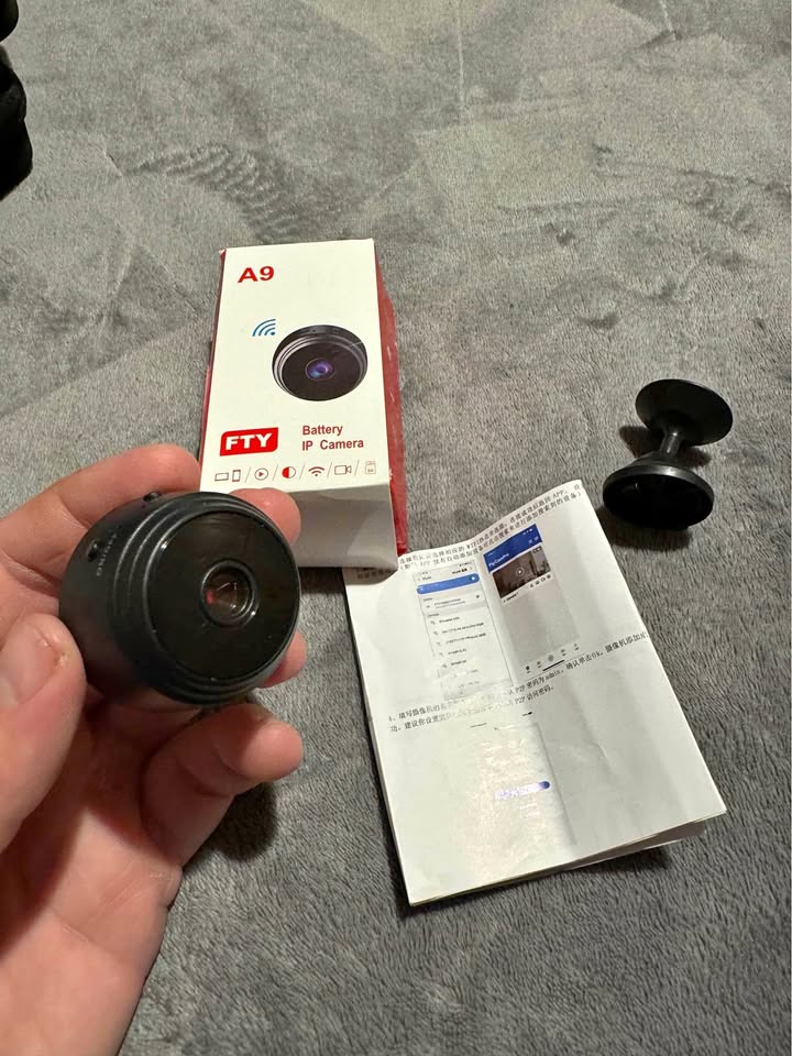 A9 Mini WiFi Camera 480p Night Vision Wireless IP Camera. 