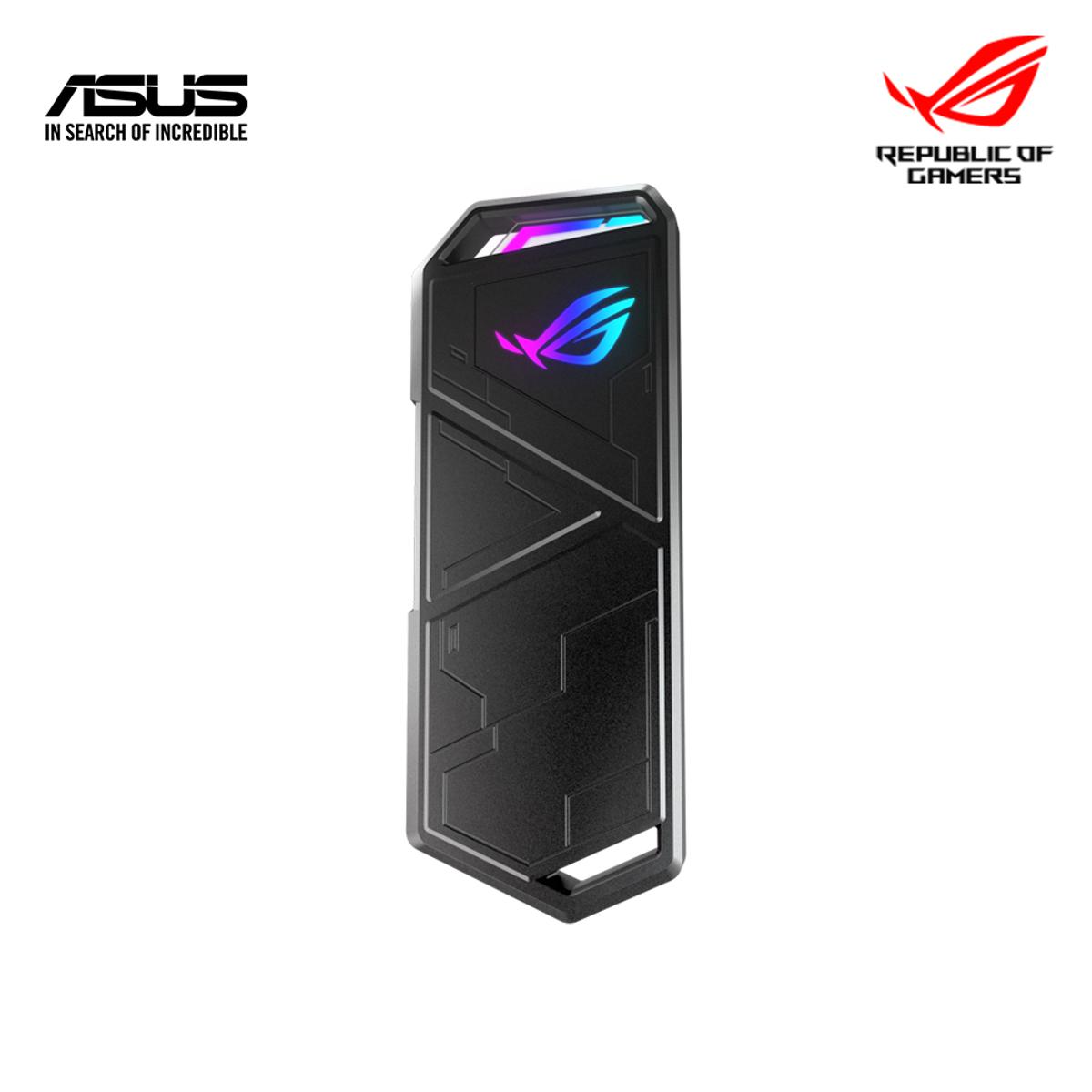 Asus ROG Strix Arion S500 500GB Portable NVMe SSD - USB-C 3.2 Gen 2x1 - Dram and Large SLC Cache - Up to 1050 MB/s Transfers