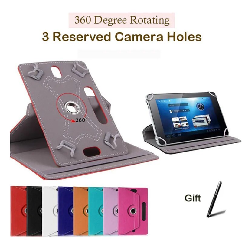 【3C VictoryEagle】Acer Iconia Tab A1-830/A1-840/A1-841 8"Inch 360 Degree Rotating PU Leather cover case Free Pen. 