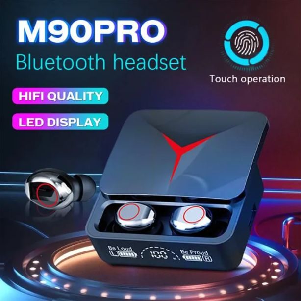 M90 Pro TWS Earphones HD Voice, Noise Cancelling, Bluetooth Earbuds