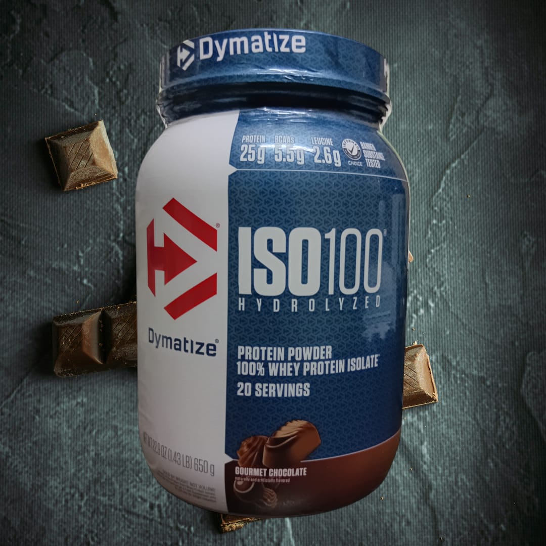 Dymatize ISO 100 Gourmet Chocolate Protein Powder -1.43 lb / 650g. 