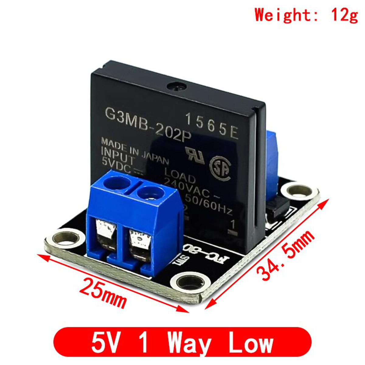 5V Relay 1 2 4 8 Channel For OMRON SSR High Low Level Solid State Relay Module 250V 2A For Arduino - 317966615