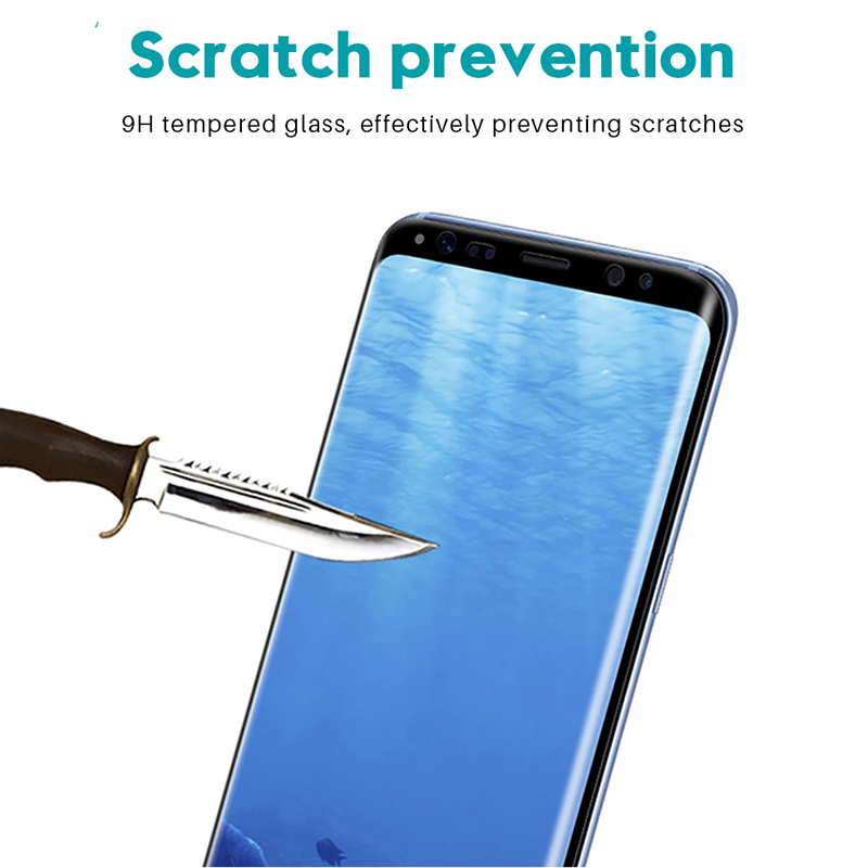 Plus 2A6 A8 for Samsung S8 Plus curved glass film suitable for tempering 9D for Samsung Galaxy Note 8 9 S9 s S7 edge screen protector 018. 