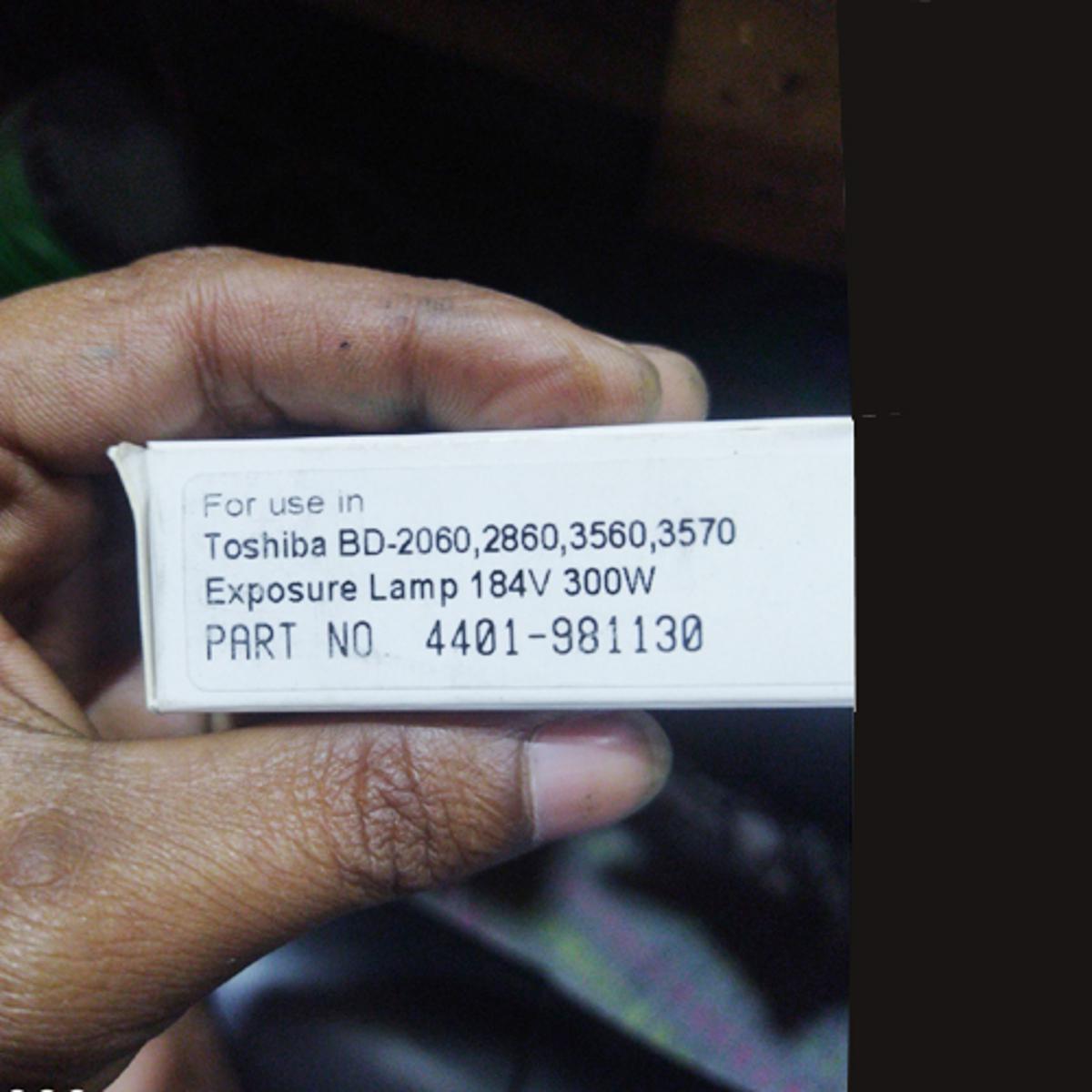 Toshiba T-2060 Lamp/Bulb For Photocopy Machine 2060/2030/2860/2870