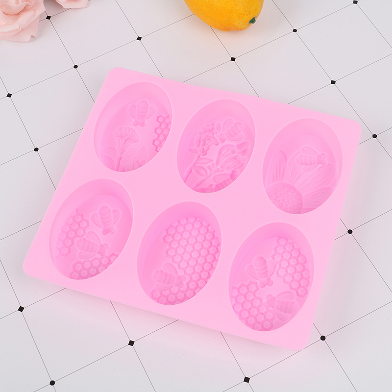 Soap Molds Bee Shape Handmade Soap Mold Unique Soap Making Craft Tools Demoo. 