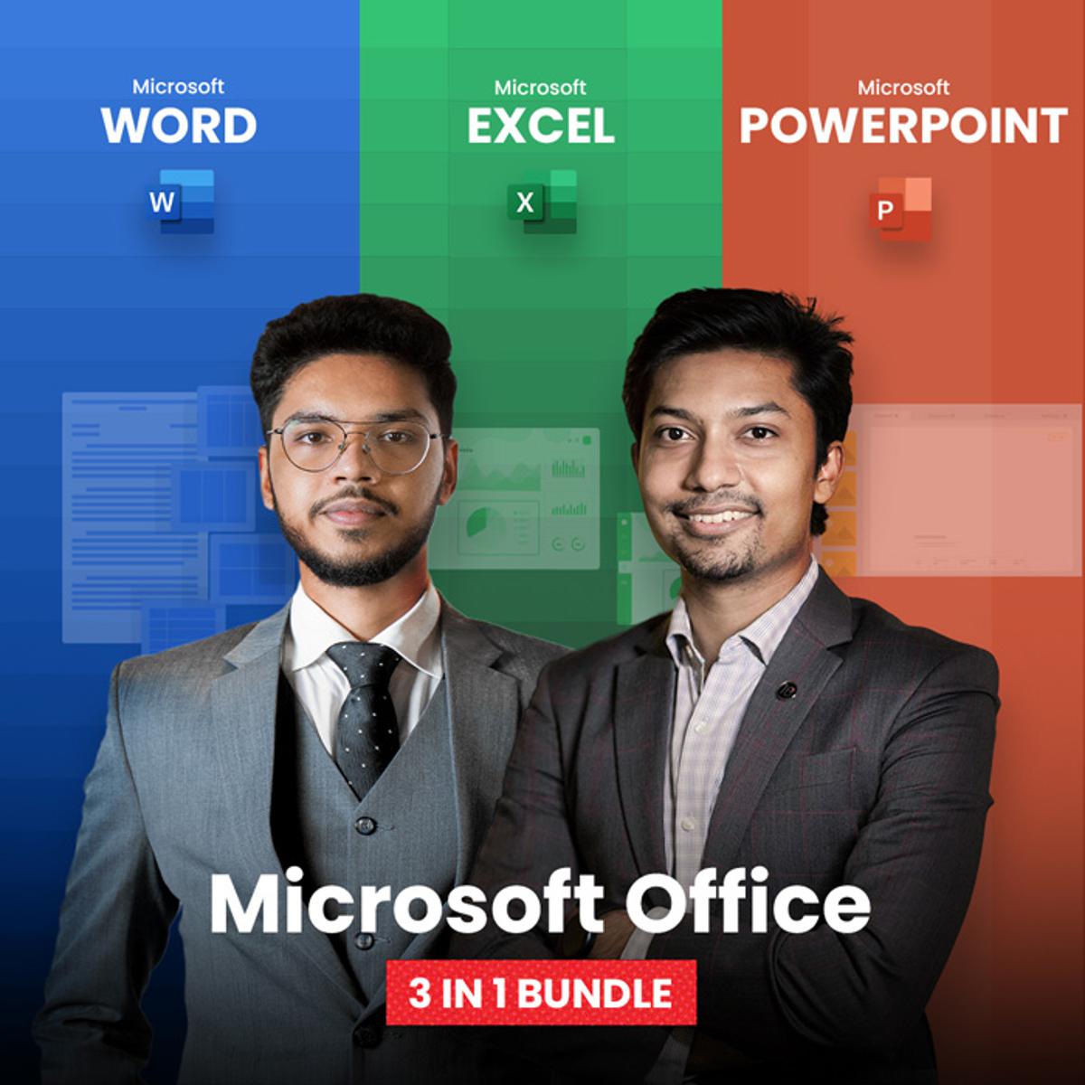 Microsoft Office 3 in 1 Bundle  10 Minute School. 