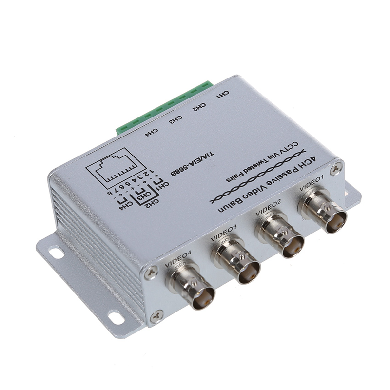 3X UTP 4 Channel Passive Video Balun Transceiver. 