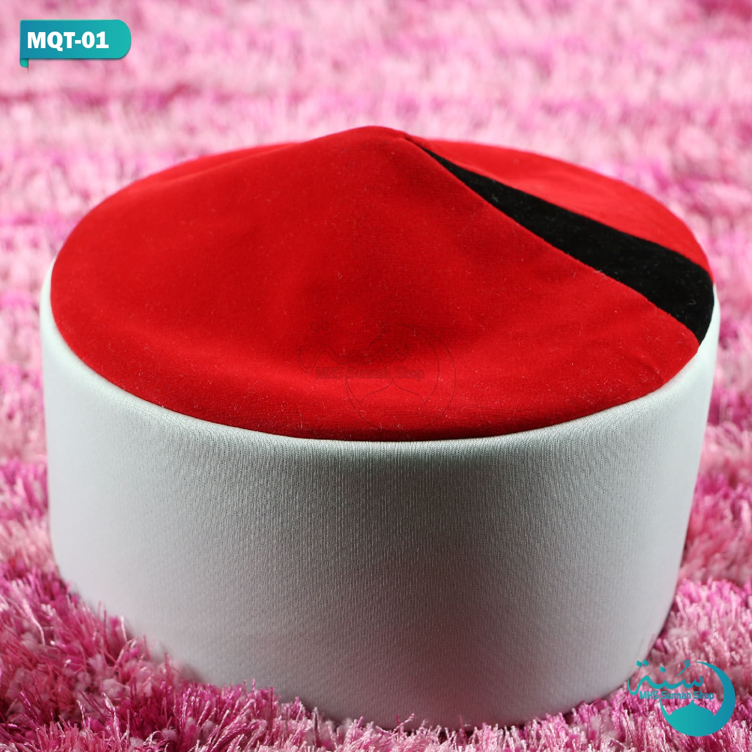 Special Beautiful Design Islamic Items Makhmal Fabrics Mishori Qari Tupi and Cap for Men || Muslim Azhar Hat For Men || Shaykh Alazhar Islamic Prayer For Men's. 