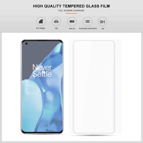 OnePlus 9 Pro  1+9Pro Full Coverage Curve Premium Tempered UV Glass Screen Protector. 