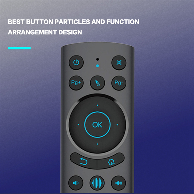 G20S PRO BT 2.4G Wireless Voice Backlit Air Mouse Gyroscope IR Learning Remote Control Parts Accessories for Dual Mode Android TV BOX. 