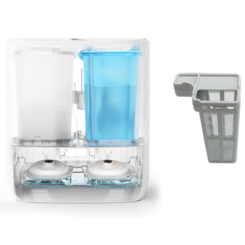 1 PCS Automatic Upper And Lower Water Device Filter Cleaning Gray Replacement Parts For NARWAL T10 J1 J2 Robot Vacuum Cleaner. 