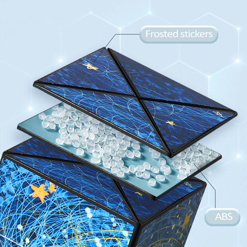 Star Sequin Folding Shape Shifting Box Infinity Cube Toy Partial Thinking Exercise Infinite Magic Cube Puzzle Fidget Stress Cubes. 
