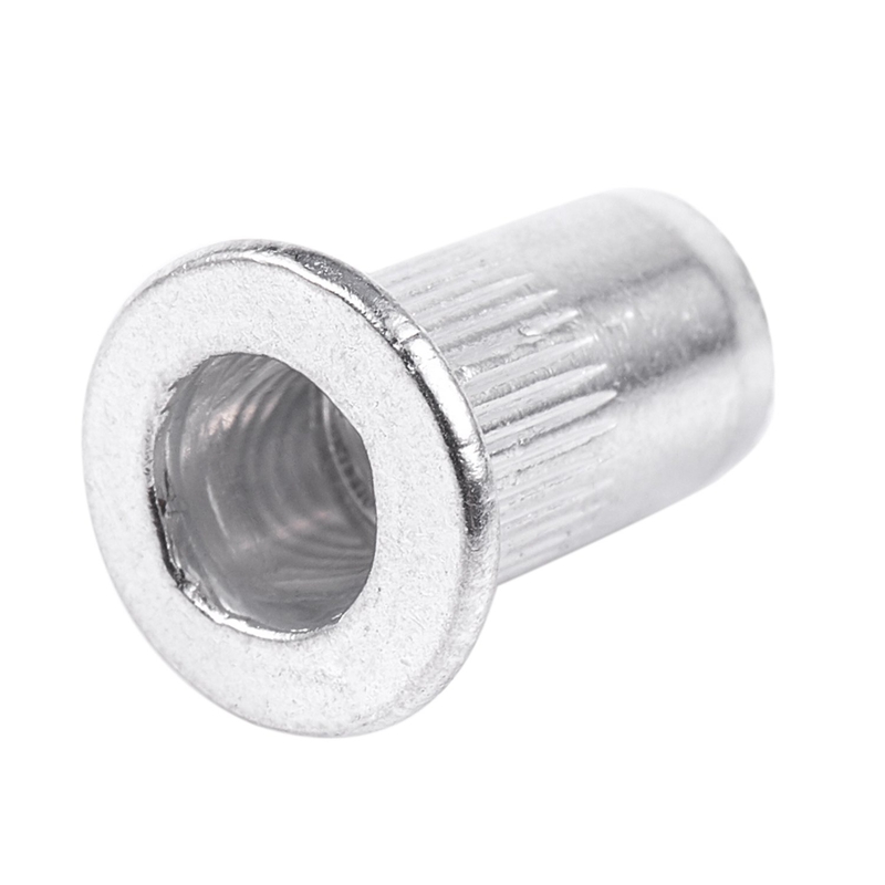 M5 Aluminium Threaded Rivnuts Flat Head Rivet Nuts Nutserts 200Pcs. 