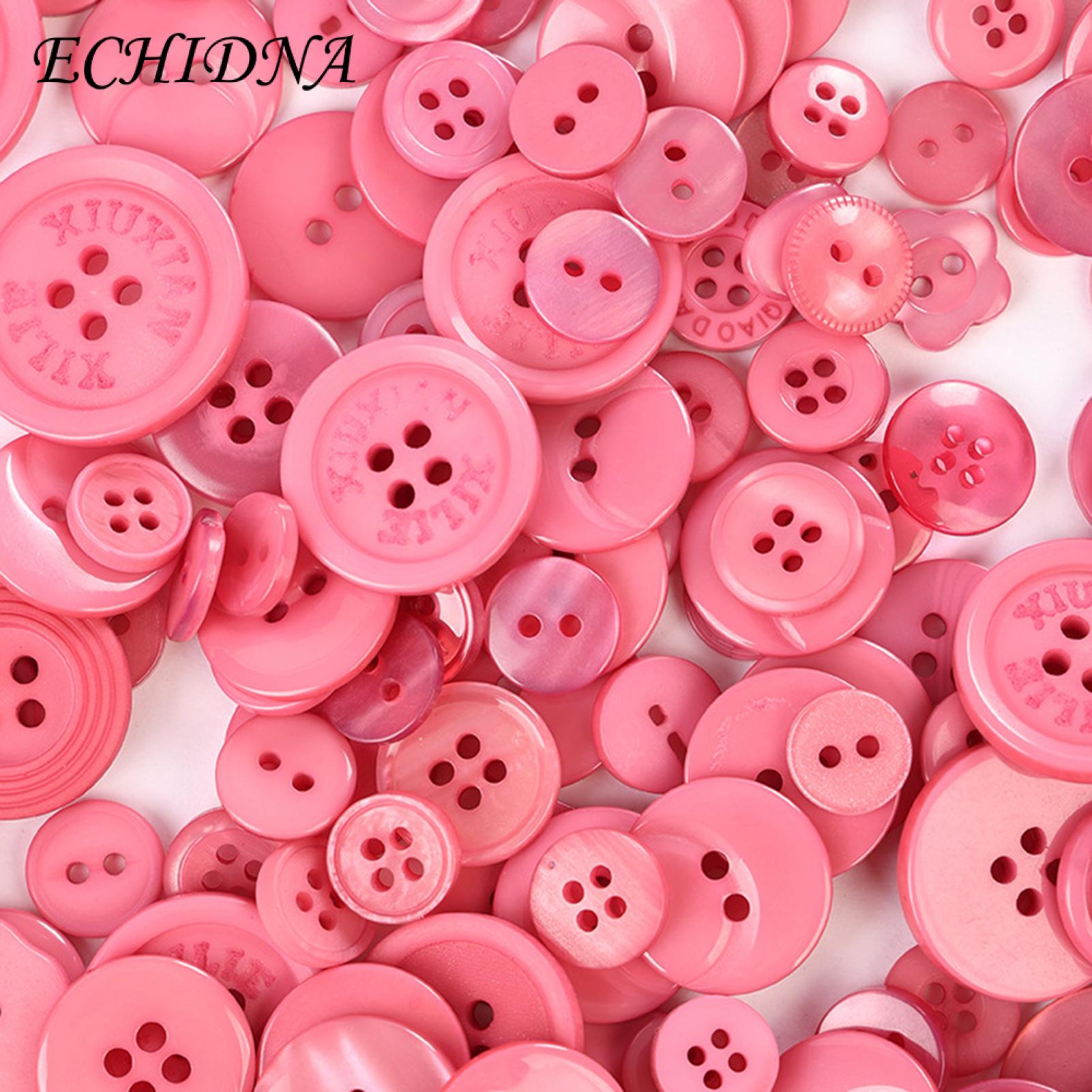 ECHIDNA Colorful Buttons Eco-friendly Mixed Sewing Buttons DIY Handmade Crafts