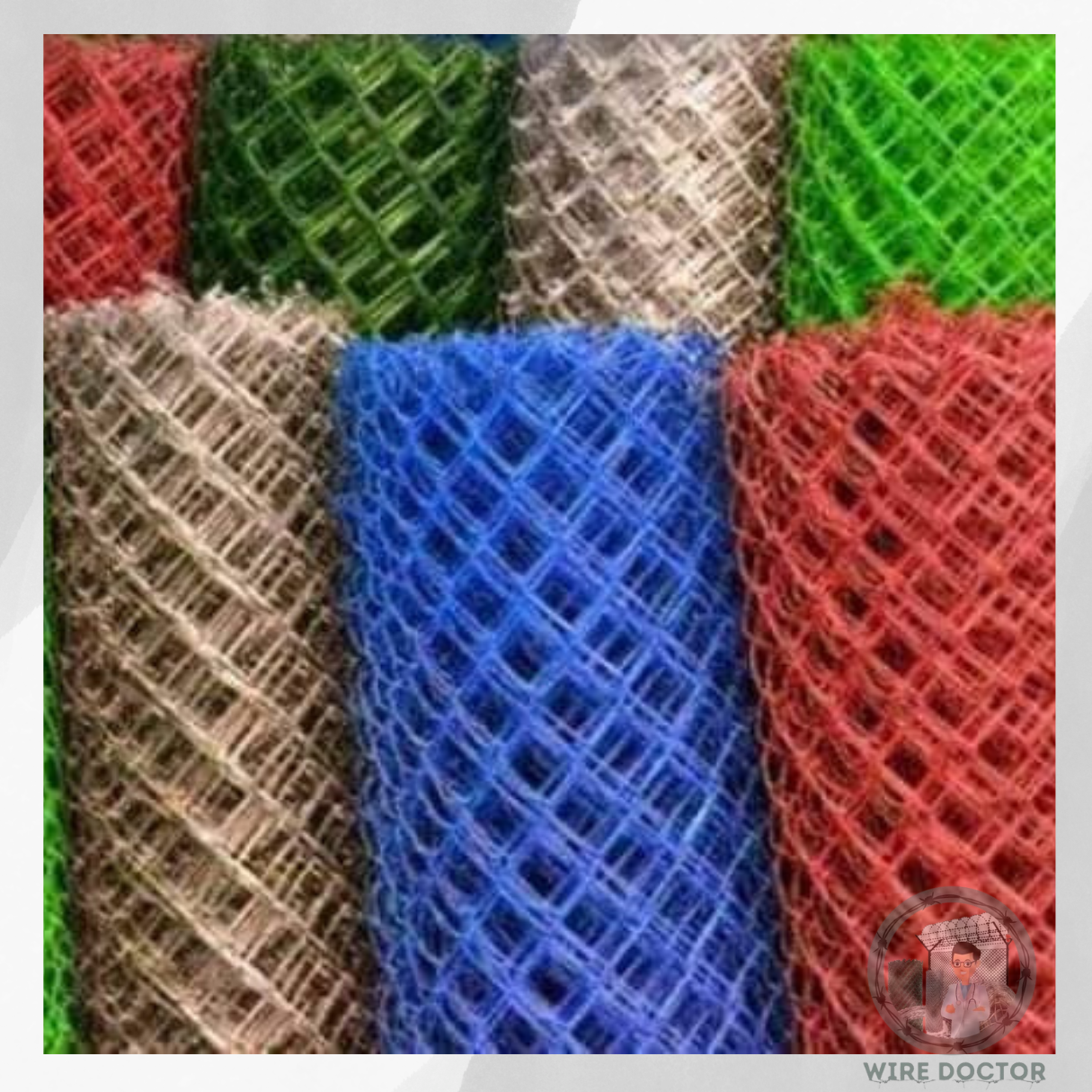 Gi PVC Net Barricade Netting (2Feet By 4feet) Garden Fence, Barricade Net, Tree Guard Net, Anti Bird Net - Gardening Tools. 