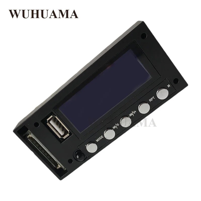 Bluetooth Car Stereo FM Radio MP3 Audio Player Module DC/AC 7/12/16V USB SD Mono Dot Matrix Blue LED Display Autoradio. 