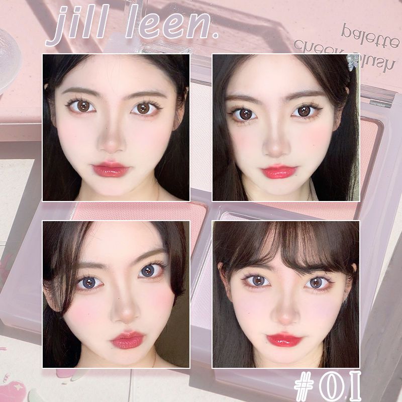 JILL NFour Colors Colorful Blush Natural Three-Dimensional Complexion Improvement Not Easy to Smudge Peach Makeup Chin Purple Cheap. 