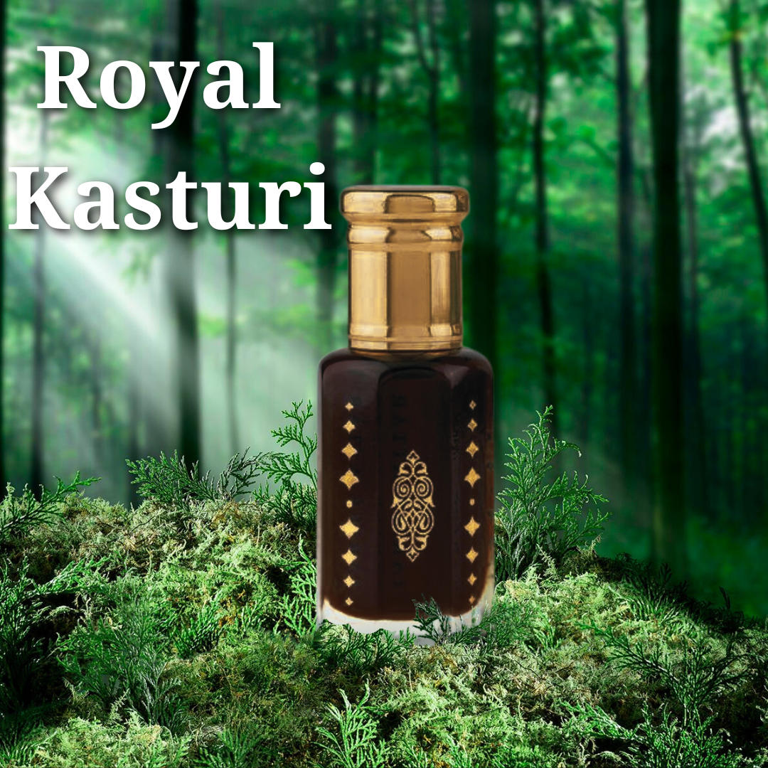Royal Kasturi Attar 6ml | Traditional Premium Long Lasting Fragrance For Man
