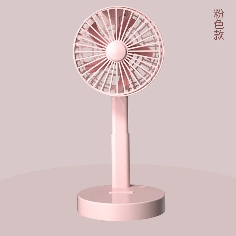 【NEW】 Xiaomi Portable Small Desk Fan Ultra Quiet Table Fan USB Rechargeable Cooling Fan With 3 Speed Powerful Wind Office Foldable Fan. 