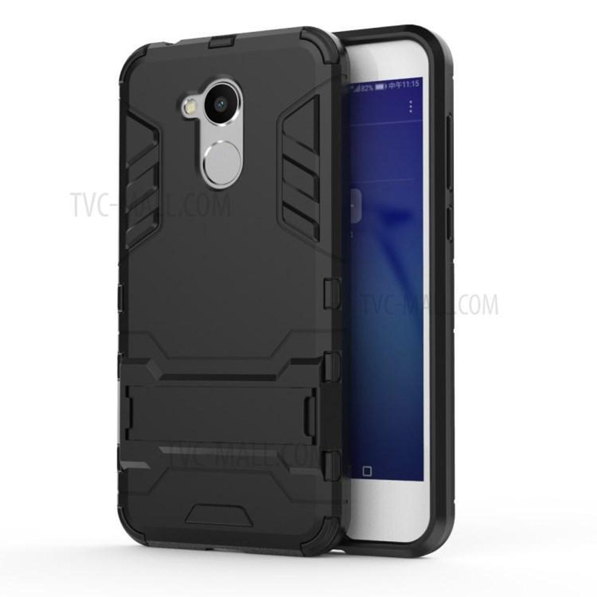 Huawei GR5 Mini Armor Shockproof Phone Back Cover Black Daraz