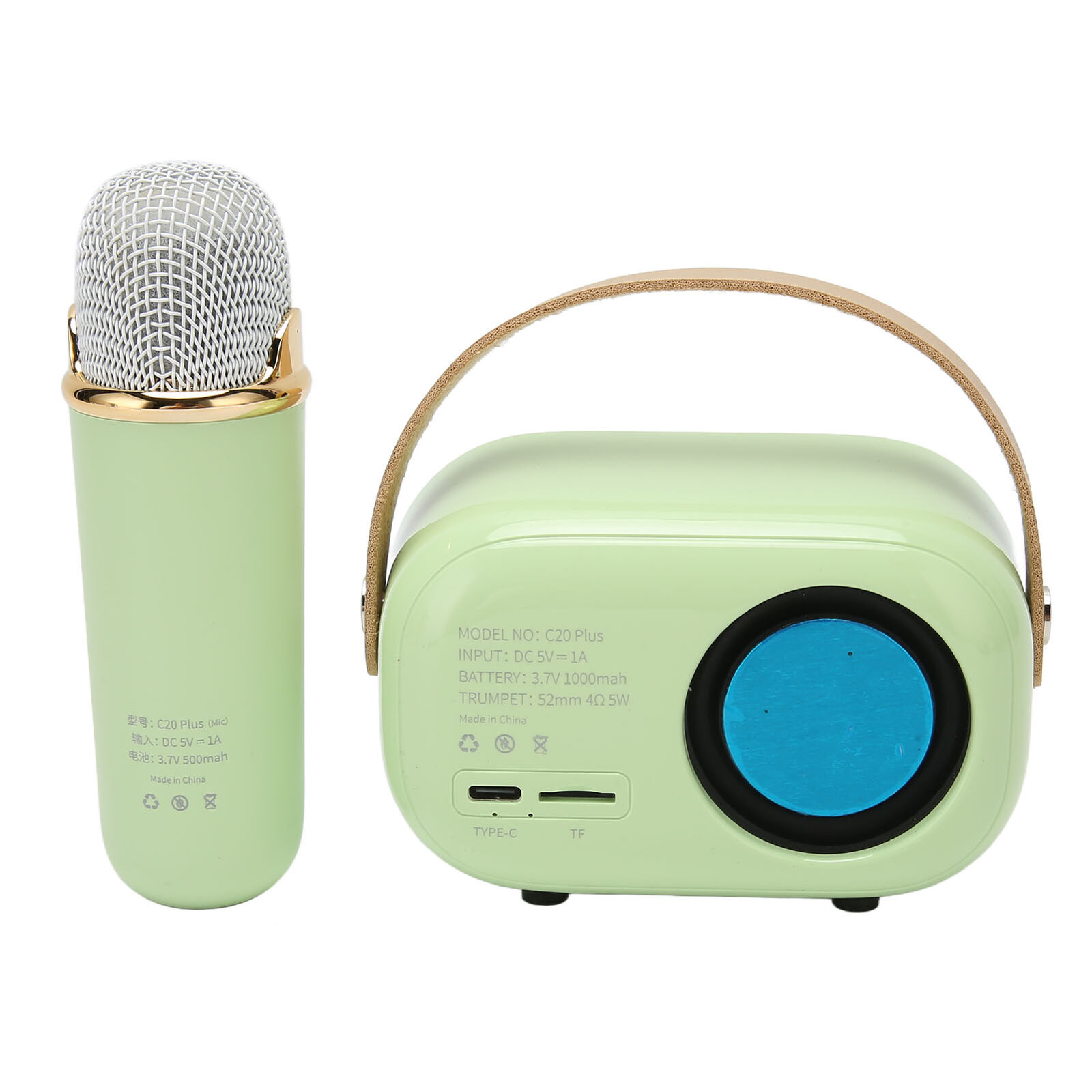 Wireless Microphone Speaker System Rechargeable Bluetooth Mics Speaker For Home